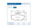 COPPIA PASTIGLIE POSTERIORI PAGID TVR GRIFFITH (TCT_) 5.0 243 KW 01/93-03/02