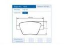 PAGID PAIR REAR BRAKE PADS VW CADDY III BOX (2KA, 2KH, 2CA, 2CH) 1.2 TSI 77 KW 09/10-05/15