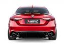 AKRAPOVIC SLIP ON EXHAUST SYSTEM ALFA ROMEO GIULIA QUADRIFOGLIO 2018-2020