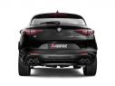 IMPIANTO SCARICO SLIP ON AKRAPOVIC ALFA ROMEO STELVIO QUADRIFOGLIO 2017-2020