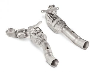 DECATALYST AKRAPOVIC EXHAUST LINK PIPE SET FERRARI 488 GTB / SPIDER 2016-2019