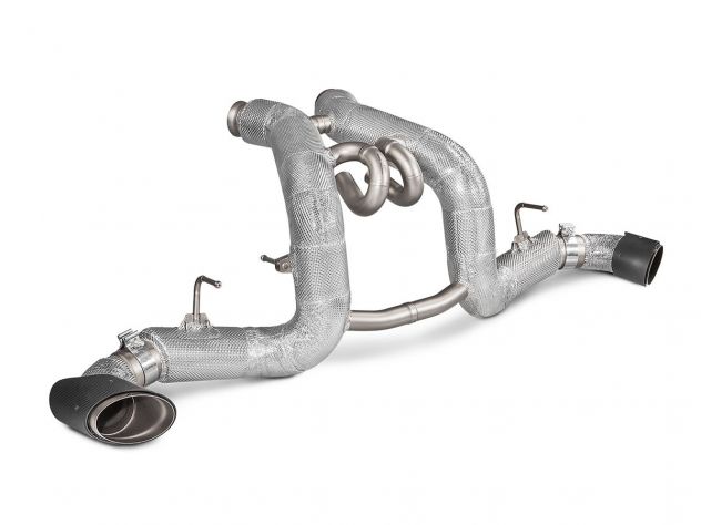 AKRAPOVIC SLIP ON EXHAUST SYSTEM MCLAREN 540C 2016-2020