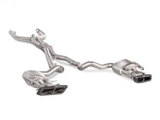 IMPIANTO SCARICO EVOLUTION AKRAPOVIC MERCEDES C 63 COUPE' (C205) 2016-2019