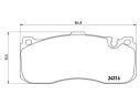 KIT PASTIGLIE FRENO ANTERIORI BREMBO BMW 1 (E87) 120 I 115 KW 11/03 - 06/11