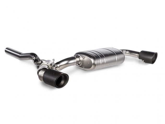 AKRAPOVIC SLIP ON EXHAUST SYSTEM MINI JCW COUNTRYMAN ALL4 (F60) 2019-2023