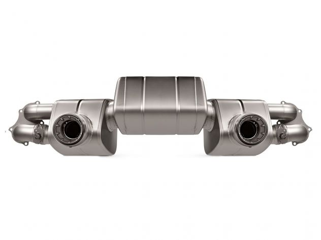 AKRAPOVIC SLIP ON RACE EXHAUST SYSTEM PORSCHE CAYMAN 718 GT4 / GTS 01-02/2020