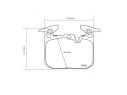 BREMBO FRONT BRAKE PADS KIT BMW 3 (F30, F80) 318 D 100 KW 05/11+