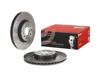 BREMBO XTRA REAR BRAKE DISC OPEL ASTRA G COUPE (T98) 1.6 16V (F07) 76KW 03/00-05/05