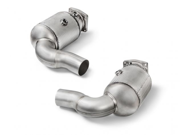 AKRAPOVIC EXHAUST LINK PIPE SET  PORSCHE 911 TURBO / S (991.2) 2016-2019