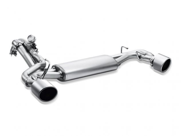 AKRAPOVIC SLIP ON EXHAUST KIT + TITANIUM TAIL PIPES ABARTH 500 / C 2008-17
