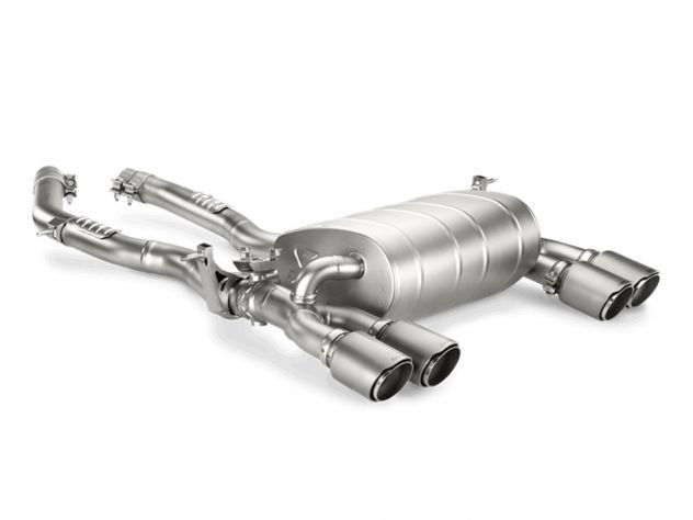 AKRAPOVIC SLIP ON EXHAUST KIT + TITANIUM TAIL PIPES BMW M4 (F82,F83) 2014-2020