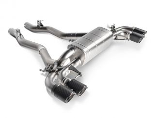 AKRAPOVIC SLIP ON EXHAUST KIT + CARBON TAIL PIPES BMW X3 M / COMPETITION (F97) 2020