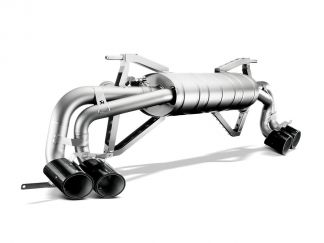 AKRAPOVIC SLIP ON EXHAUST KIT + CARBON TAIL PIPES GALLARDO LP 550-2 COUPE 2009-2014