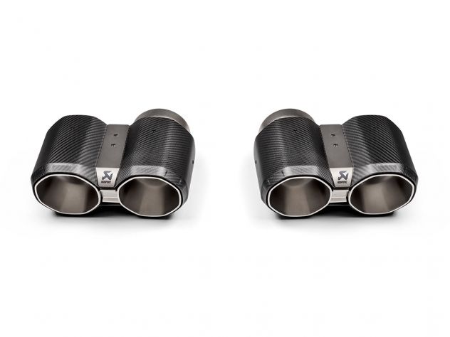 AKRAPOVIC BLACK CARBON TAIL PIPE SET BMW M3 (G80) 2021-2023