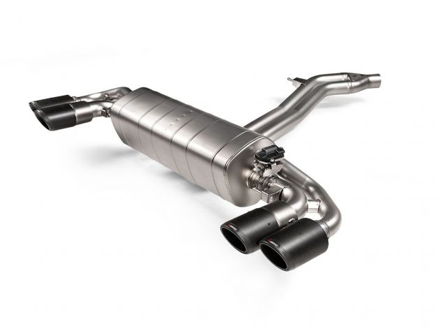 AKRAPOVIC EVOLUTION EXHAUST KIT + CARBON TAIL PIPES PORSCHE CAYENNE / E-HYBRID (536) 2019-20 WITHOUT GPF