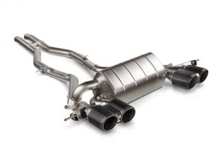 AKRAPOVIC EVOLUTION EXHAUST KIT + CARBON TAIL PIPES BMW M4 (G82) 2021-2022