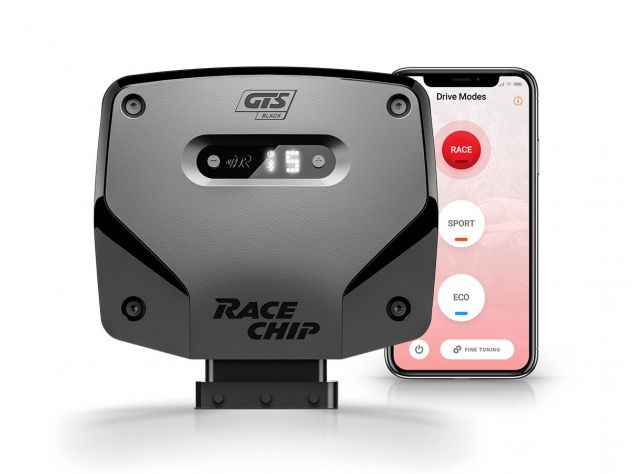 RACE CHIP GTS BLACK ADDITIONAL CONTROL UNIT AUDI A8 (4H) S8 PLUS 3993CC 445KW 605HP 750NM (2009-17)