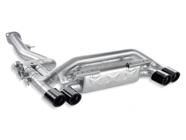 IMPIANTO SCARICO SLIP ON AKRAPOVIC BMW SERIE 1 M COUPE' (E82) 2011-2012