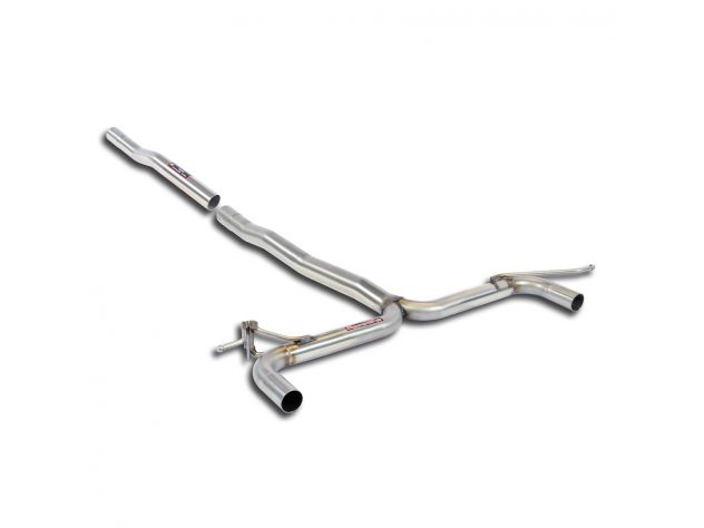 SUPERSPRINT REAR EXHAUST PIPE WITH Y LINK PIPE MINI F54 COOPER CLUBMAN D 2.0D (MOTORE B47- 150 HP) 2015+