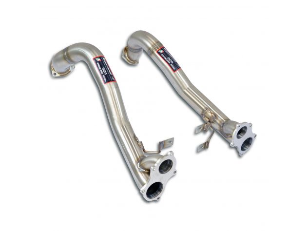 SUPERSPRINT FRONT PIPES KIT RH/LH PORSCHE 718 BOXSTER GTS 4.0L (400 HP- MOD. USA CON GPF) 2021+ (CON VALVOLA)