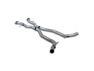 SUPERSPRINT CENTRAL EXHAUST PIPE RH/LH JEEP GRAND CHEROKEE SRT8 FACELIFT (6.4I V8- 468 HP) 2018+ (CON VALVOLA)
