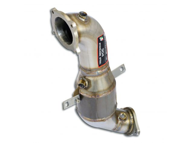 DOWNPIPE + CATALIZZATORE 200CPSI SUPERSPRINT ALFA ROMEO GIULIA VELOCE Q4 2.0I TURBO (280 HP) 2016+