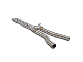 SUPERSPRINT CENTRAL EXHAUST PIPE X AUDI A6 4B S6 QUATTRO (BERLINA+ AVANT) 4.2I V8 (340HP) 99-04