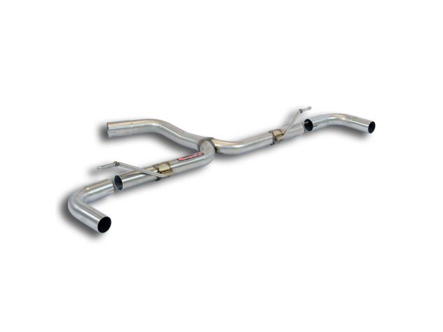 SUPERSPRINT REAR EXHAUST PIPE WITH Y LINK PIPE RACING  AUDI Q2 2.0 TDI (150 HP) 2017-2018