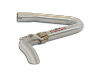 SUPERSPRINT REAR PIPE STEALTH CUPRA FORMENTOR 1.5 TSI 150HP WITH GPF 2021+ SOSPENSIONI POSTERIORI ASSALE SINGOLO 