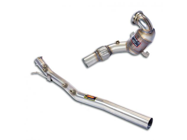 SUPERSPRINT TURBINE EXHAUST PIPE WITH WRC 100CPSI CATALYST VW T-ROC R 2.0 TFSI (300 HP- MODELLI CON GPF) 2019+