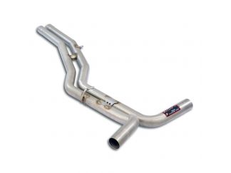 KIT TUBI CENTRALI H-PIPE SUPERSPRINT AUDI S8 QUATTRO 4.0 TFSI V8 (571 HP) 2020+ (CON VALVOLA)