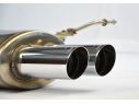 SUPERSPRINT EXHAUST CAT-BACK SYSTEM REAR RACING 70 INOX BMW E36 316I COMPACT (1.6I M43- 105 HP) 94-00