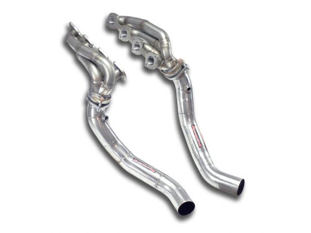 COLLETTORE CORTO INOX 310S  SUPERSPRINT MERCEDES R230 SL 55 AMG V8 KOMPRESSOR 01-06