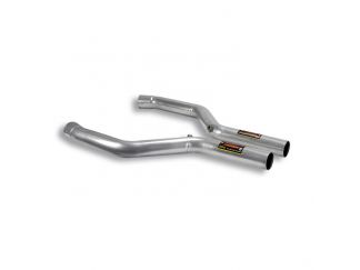 SUPERSPRINT FRONT PIPES RH/LH MERCEDES R230 SL 65 AMG BLACK SERIES V12 BI-TURBO 08-09 (670 HP)