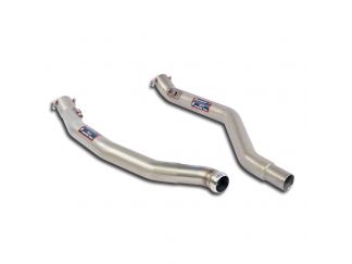 SUPERSPRINT  FRONT EXHAUST PIPE RIGHT - LEFT  MERCEDES W164 ML 63 AMG V8 (M156- 510 HP) 06+