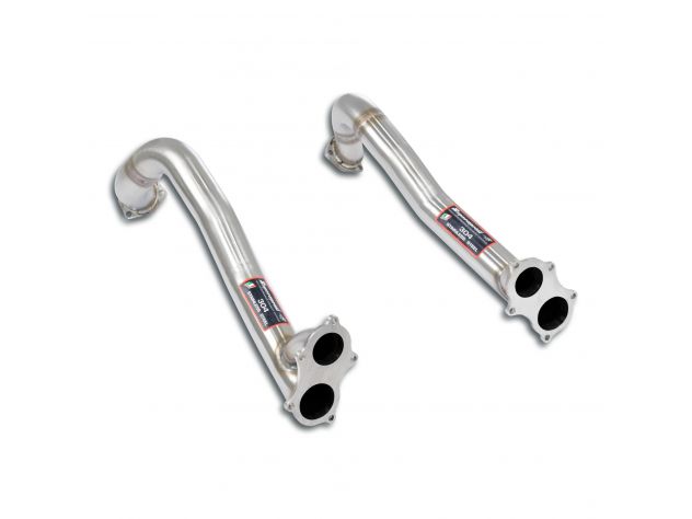 SUPERSPRINT FRONT PIPES KIT RH/LH PORSCHE 718 BOXSTER GTS 4.0L (400 HP- MODELLI CON GPF) 2021+ (CON VALVOLA)