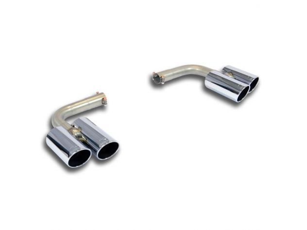 KIT TERMINALI 4 USCITE DESTRO OV 90X 70 + SINISTRO OV 90X 70 SUPERSPRINT BMW F25 X3 35D (310 HP) 2011+