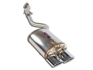 SUPERSPRINT COMPLETE EXHAUST SPORT CAT-BACK 120X 80 MERCEDES R170 SLK 200 KOMPRESSOR (163 HP) 00-03