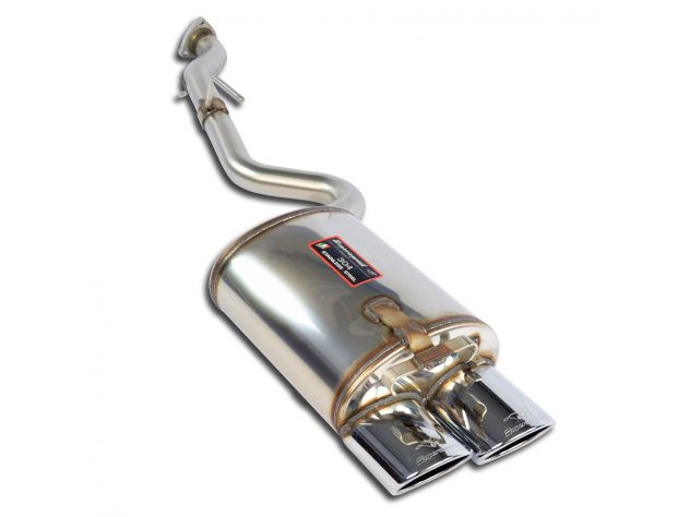 SUPERSPRINT COMPLETE EXHAUST SPORT CAT-BACK 120X 80 MERCEDES R170 SLK 230 KOMPRESSOR (197 HP) 00- 03