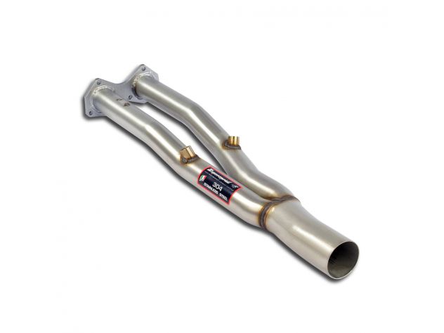 SUPERSPRINT Y FRONT EXHAUST PIPE VW GOLF V R32 (250 HP) 06+ (CONVERSIONE SUPERCHARGER) (CON VALVOLA)