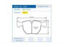 PAGID PAIR FRONT BRAKE PADS BMW 5 TOURING (E39) 525 I 141 KW 09/00-05/04