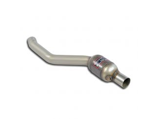 SUPERSPRINT FRONT EXHAUST SECTION WITH CATALYST LEFT  MERCEDES R230 SL 65 AMG BLACK SERIES V12 BI-TURBO 08-09 (670 HP)