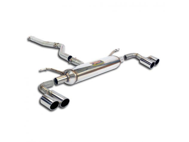 SUPERSPRINT CONNECTING PIPE + REAR PIPES 80 BMW F22 LCI 225D (MOTORE B47- 224 HP) 2017+