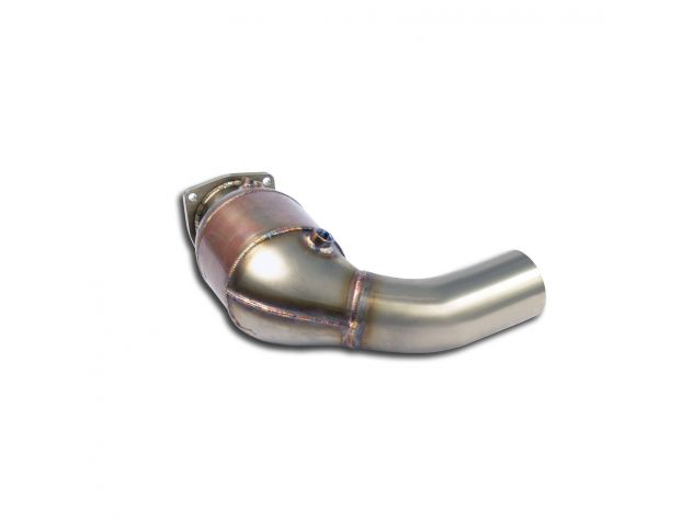 SUPERSPRINT LEFT FRONT EXHAUST WITH CATALYST PORSCHE 997 GT2 3.6 (530 HP) 07-11