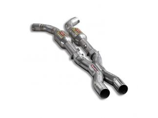 SUPERSPRINT FRONT EXHAUST WITH CATALYST + X LINK PIPE CORVETTE C5 Z06 5.7I V8 (390 HP- 411 HP) 01-04