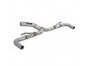 TUBO SCARICO POSTERIORE CON RACCORDO Y SUPERSPRINT VW GOLF VII GTD 2.0 (184 HP) 2013+ (SOUND GENERATOR)