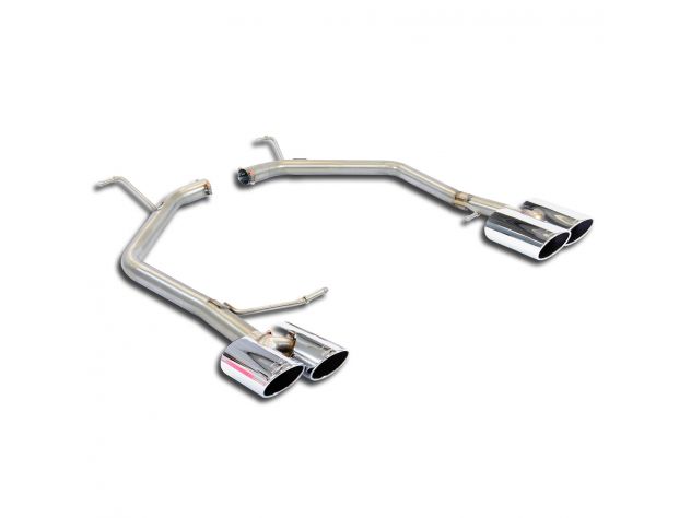 TUBI POSTERIORI DESTRO 100X75-SINISTRO 100X75  SUPERSPRINT SEAT LEON 5F ST WAGON 4DRIVE 1.8 TSI (180 HP) 2013+