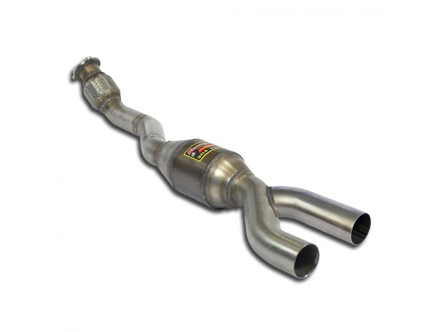 SUPERSPRINT Y FRONT EXHAUST PIPE + CATALYST AUDI A4 B8 (BERLINA+ AVANT) 1.8 TFSI (120-160-170 HP) 13-16 (Ø80MM)