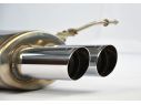 SUPERSPRINT EXHAUST CAT-BACK SYSTEM REAR RACING 70 INOX BMW Z3 ROADSTER 1.9I 16V (M44) 95-99