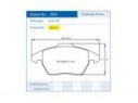 PAGID PAIR FRONT BRAKE PADS AUDI A1 (8X1, 8XK) 1.4 TDI 66 KW 11/14 -＞